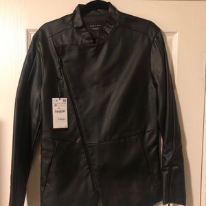 Zara Man Vegan Leather Coat